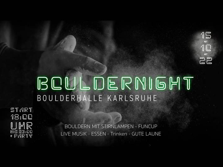 bouldernight kletterhalle boulderhalle Steil karlsruhe