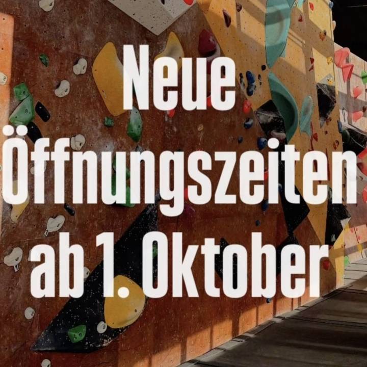 Ab dem 1. Oktober dieses Jahres werden die Öffnungszeiten der Boulderhalle Steil in Karlsruhe leicht angepasst.